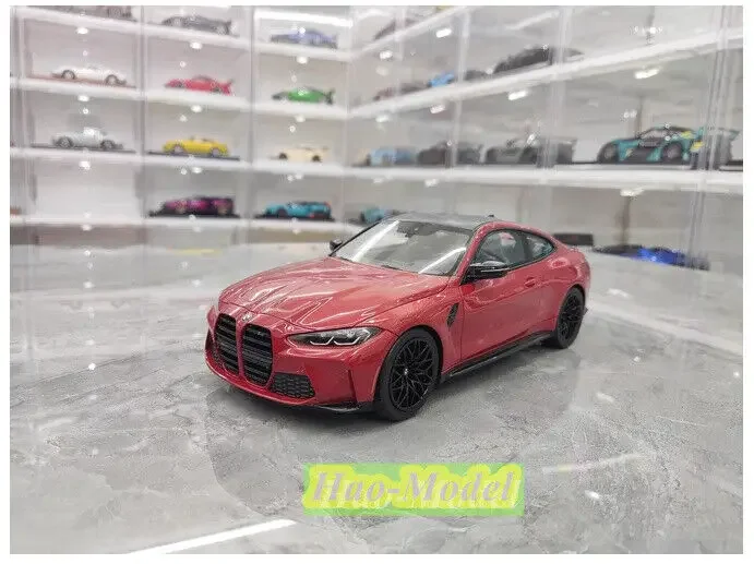 Topspeed 1/18 For BMW M4 Competition G82 Resin Diecast Model Car Toys Boys Birthday Gifts Hobby Display Collection Ornaments Red