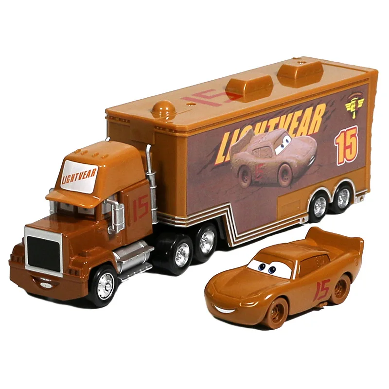 Disney Pixar Cars 2 3 Toys Lightning Mcqueen Jackson Storm Mack Uncle Truck 1:55 Diecast Vehicle Model Car Kid Boy Birthday Gift