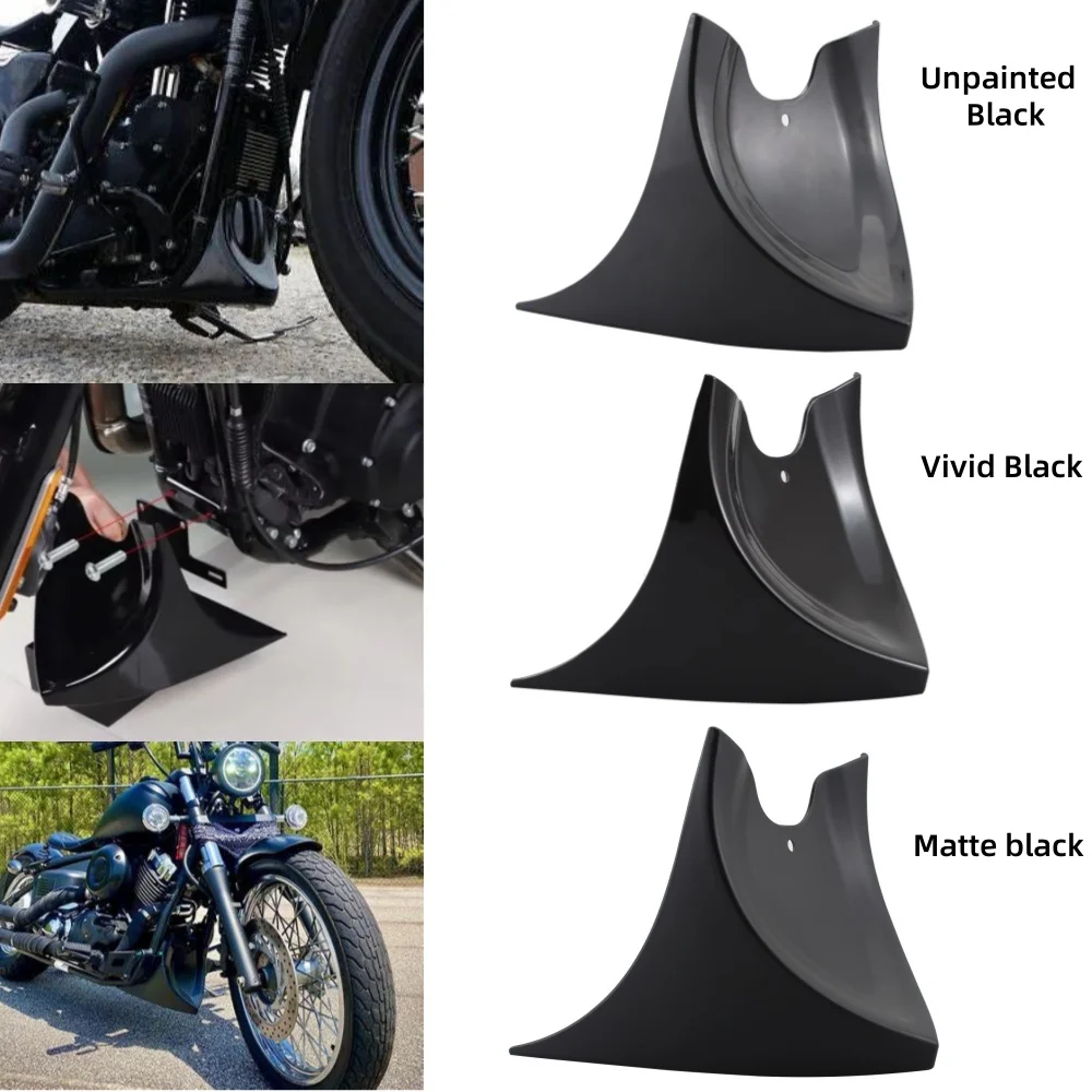 

Передний нижний спойлер мотоцикла, нижний обтекатель для подбородка, крышка для Harley Sportster XL 883 1200 48, железный 2004-2019, аксессуары