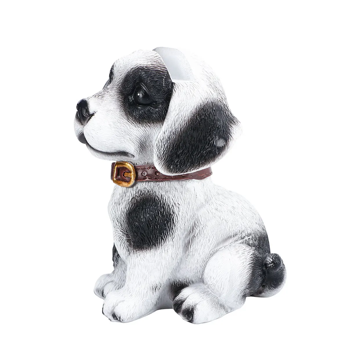 

1Pcs Glasses Holder Resin Animal Ornament Realistic Puppy Design Desktop Decoration Home Office Resin Animal Ornament