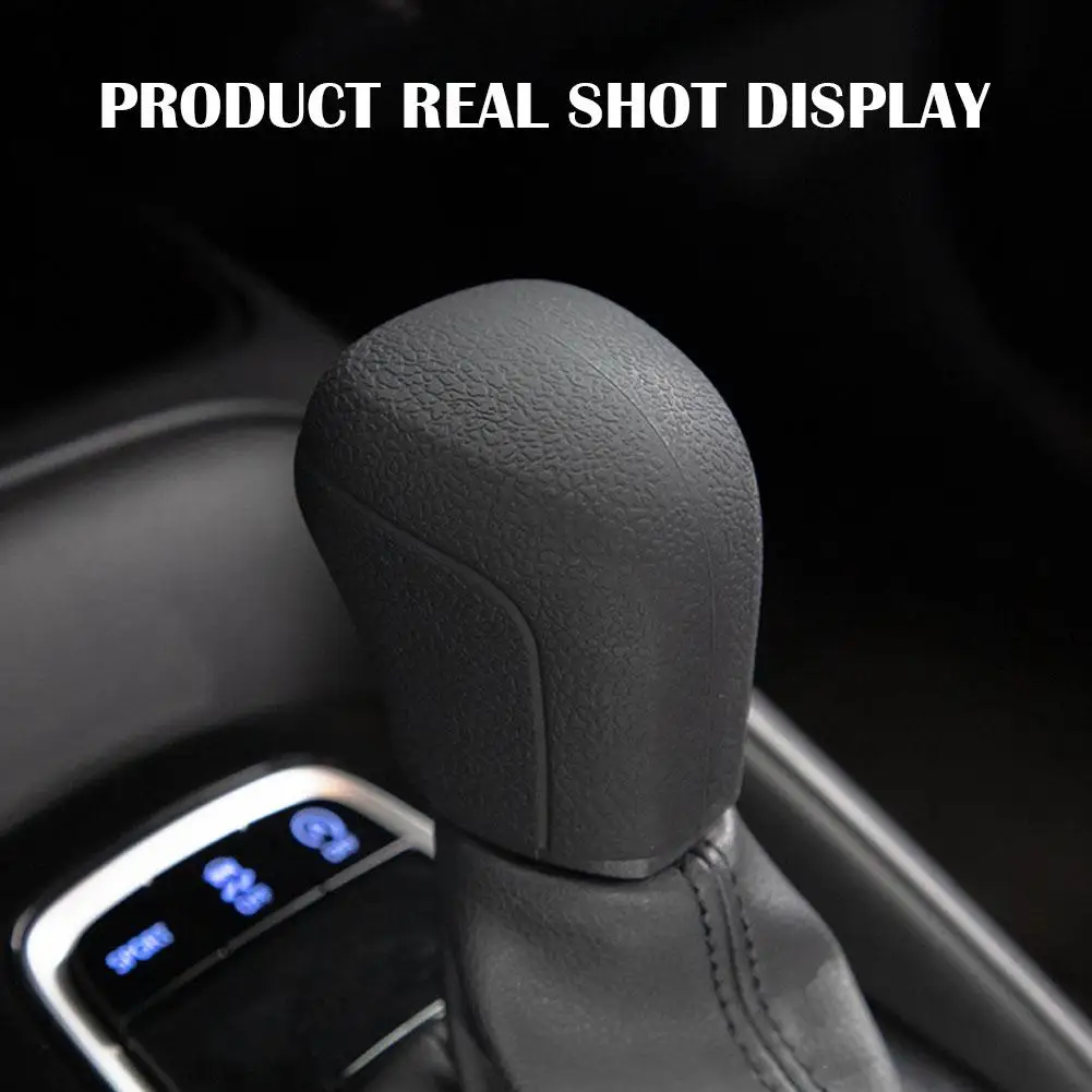 1PC Car Gear Lever Cover For Toyota Corolla Shift Car Manual Gear Round Silicone Knobs Interior Decoration Automatic Gear Grip