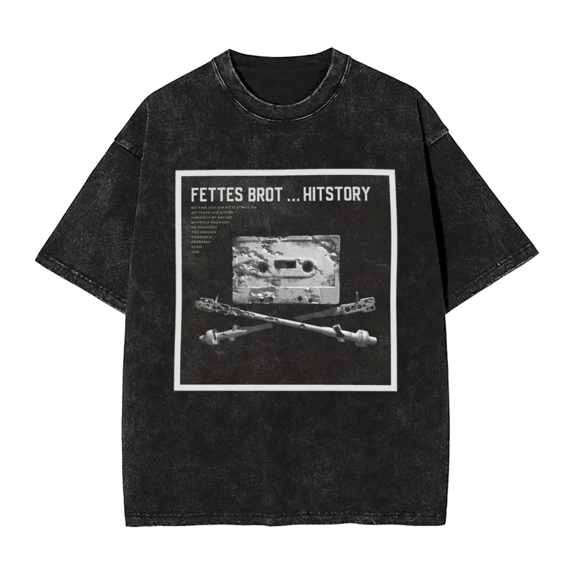 Fettes Brot - Hitstory album 2023 Unique Trendy A T-Shirt Oversized Short Sleeve Men's Women's Cotton Tees Tops