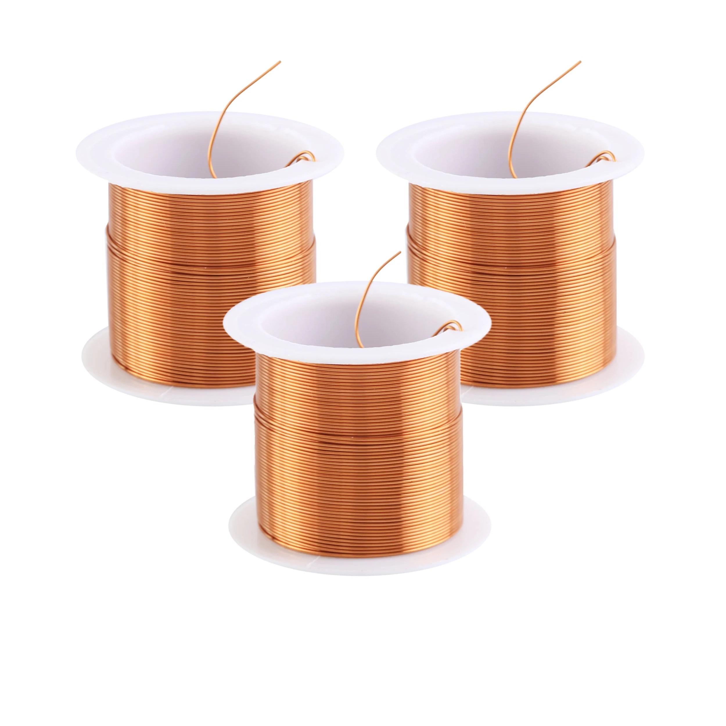 1 coils copper wire 0.04-0.31mm cable copper wire electromagnetic wire enameled copper winding wire copper paint wire10-100meter