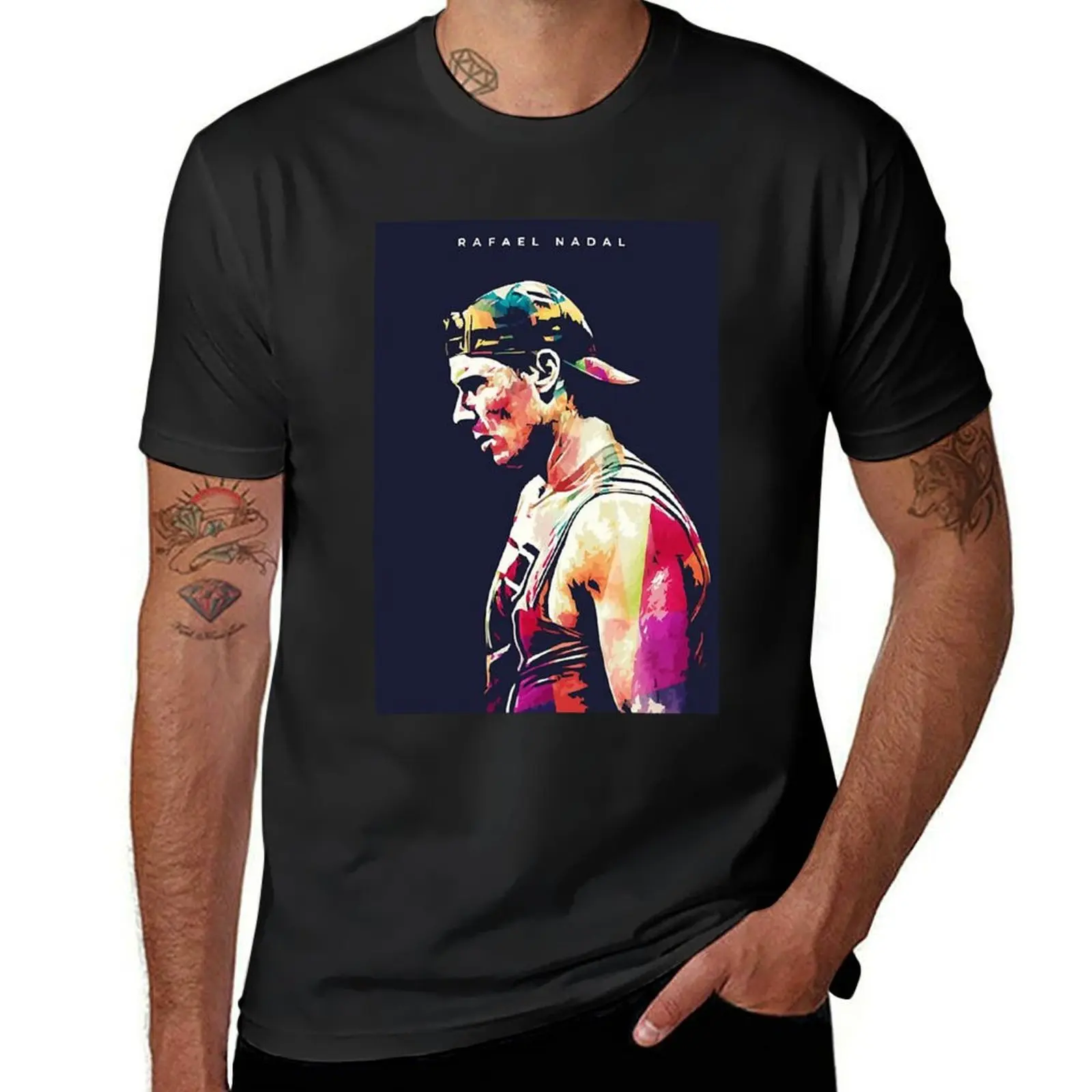 

Rafael Nadal T-Shirt cute clothes oversize t-shirts man baggy shirts luxury clothing labubu Men's clothing