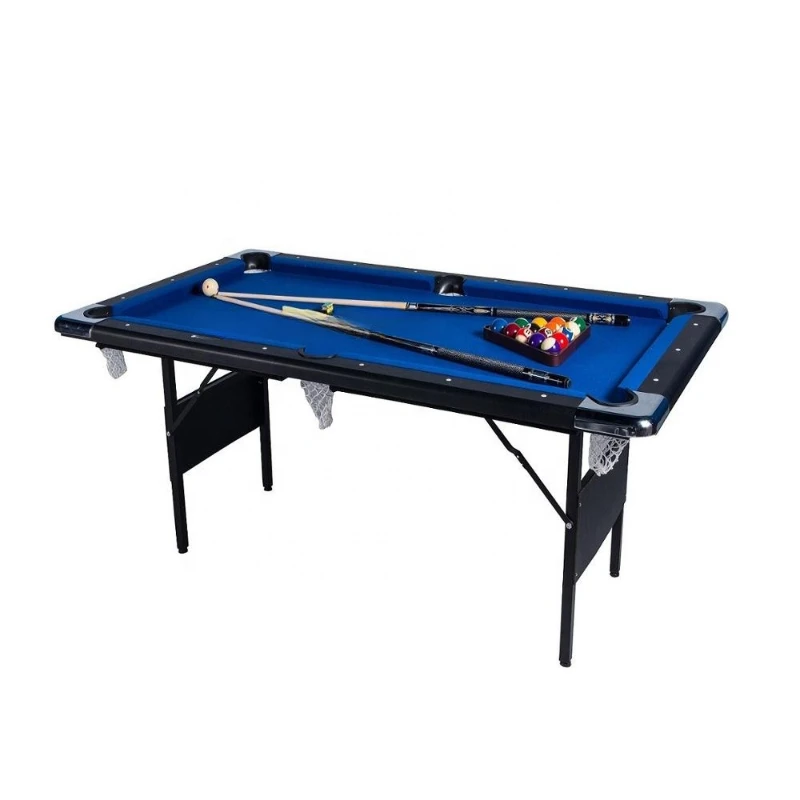 6 feet Billiard Pool Table Portable Folding Legs  Pool Table With Standard Accessories