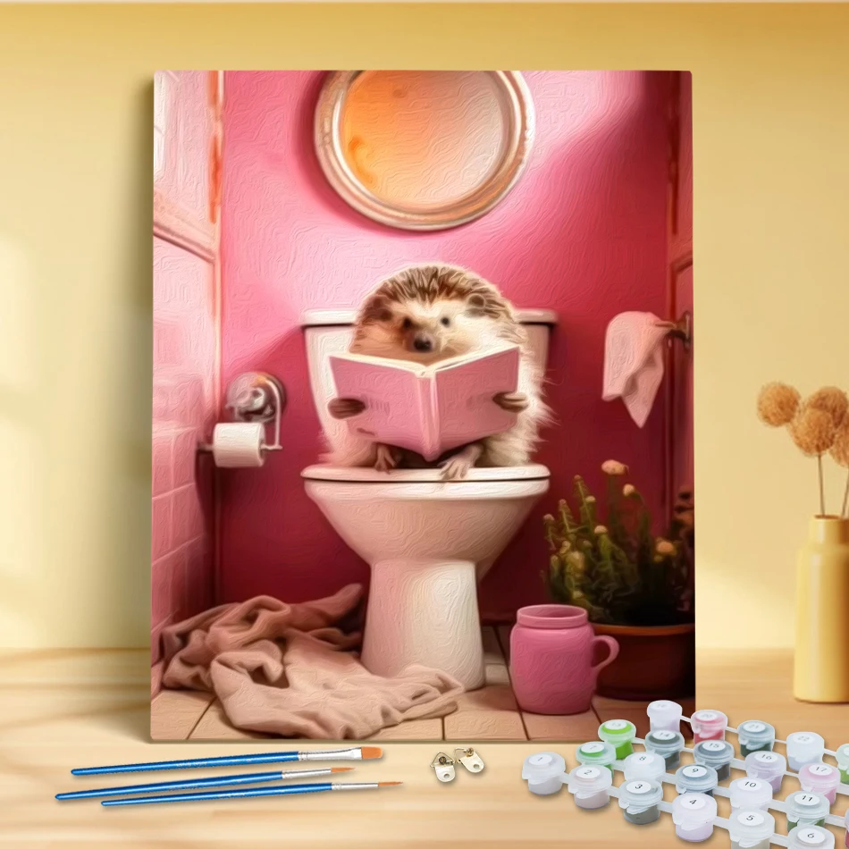 

RUOPOTY Paintings For Painting By Numbers Markers By Numbers Watercolor Oil Diy Crafts Handiwork Handmade Decorative Paintings