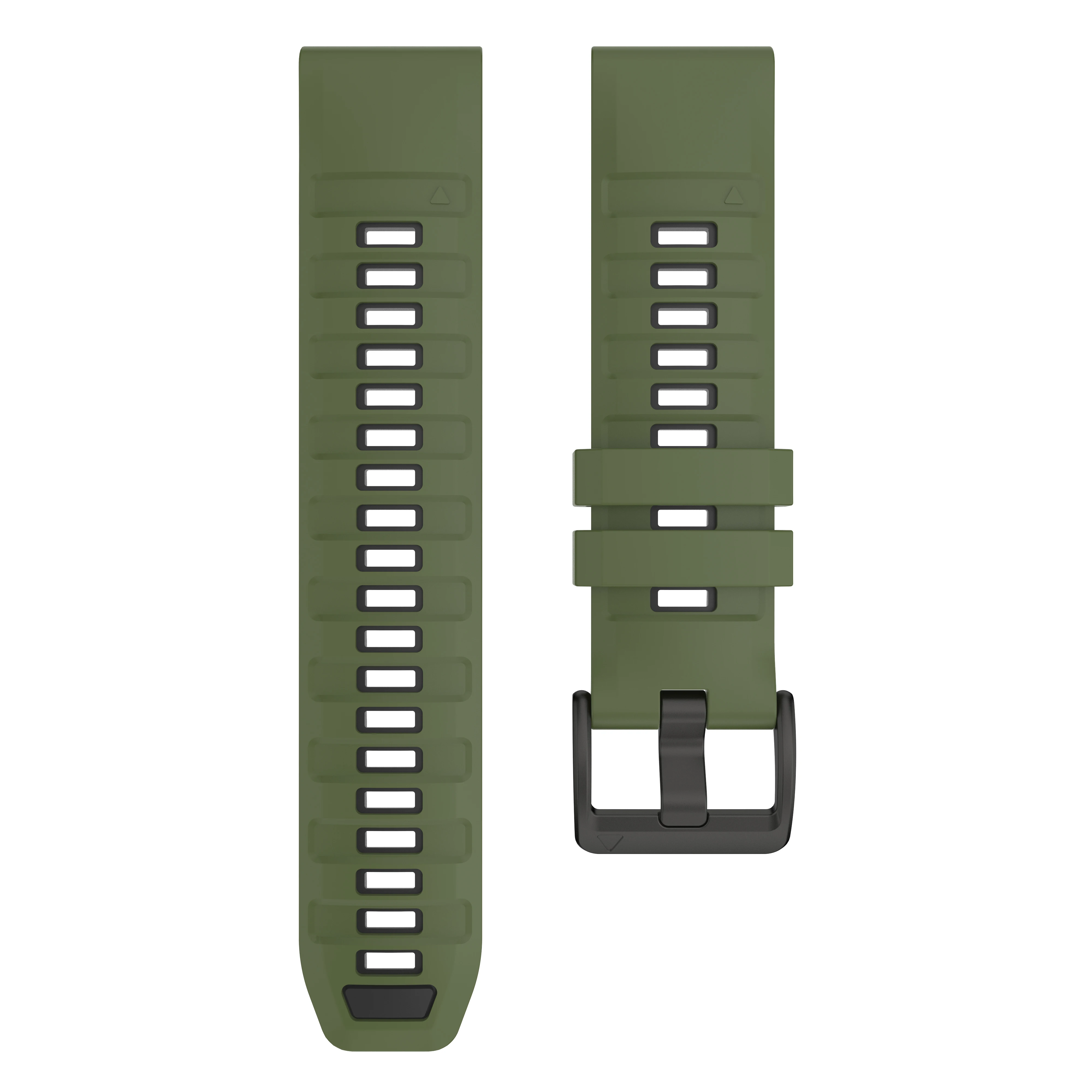 22mm 26mm Two-color silicone watch band For Garmin Fenix 8 Pro 47mm 51mm AMOLED 7 7X 6 6X 5 5X Plus/Epix Pro (Gen 2) Wrist Strap