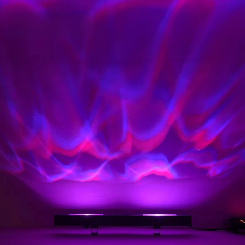 Outdoor Ip65 Waterproof Smart Water Ripple Projection Light 3d Color Dynamic Wall Washer Light