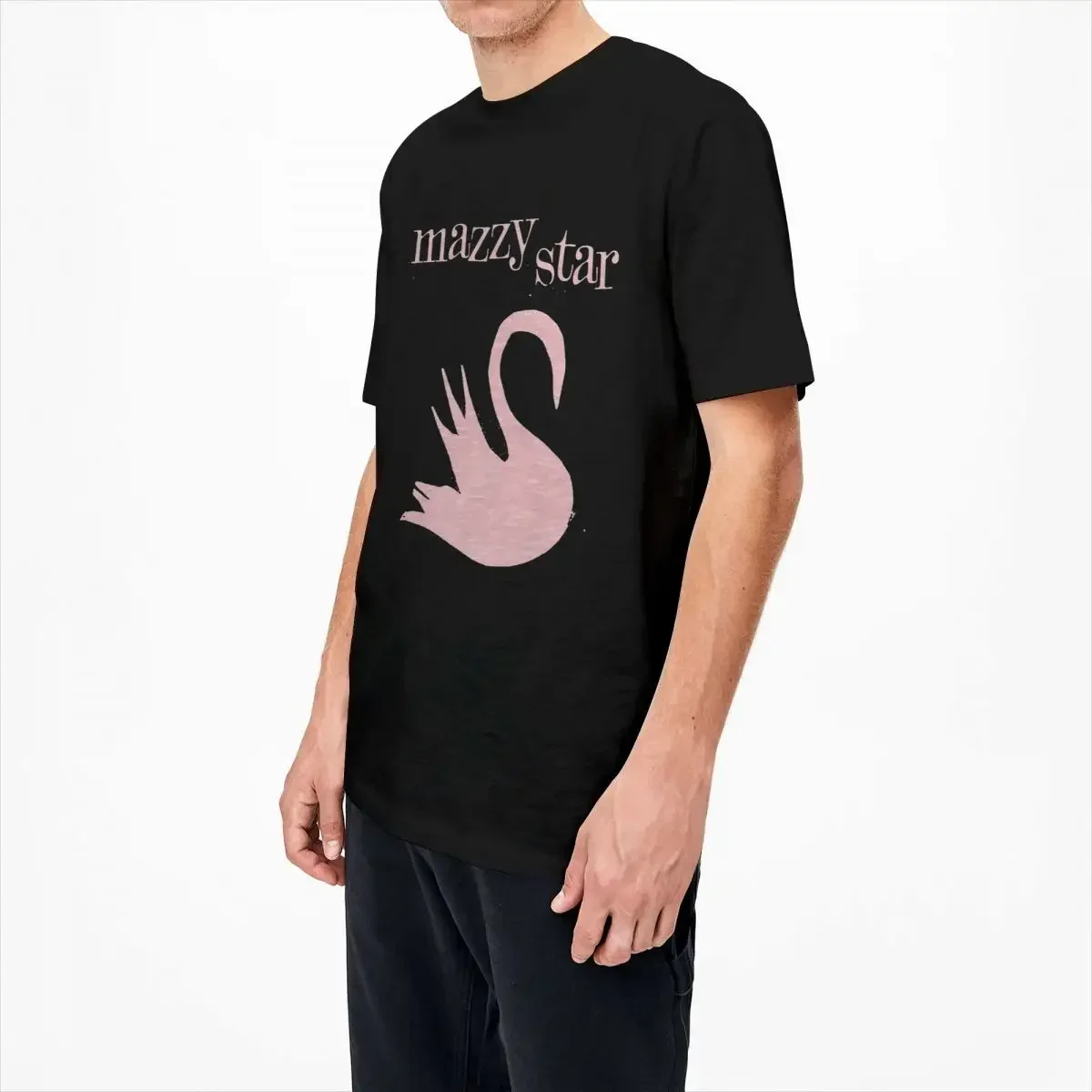 Mazzy Band Men Women T Shirt Disappear Among My Swan Album Accessories Vintage Tee Shirt T-Shirts 100% Cotton Clothing