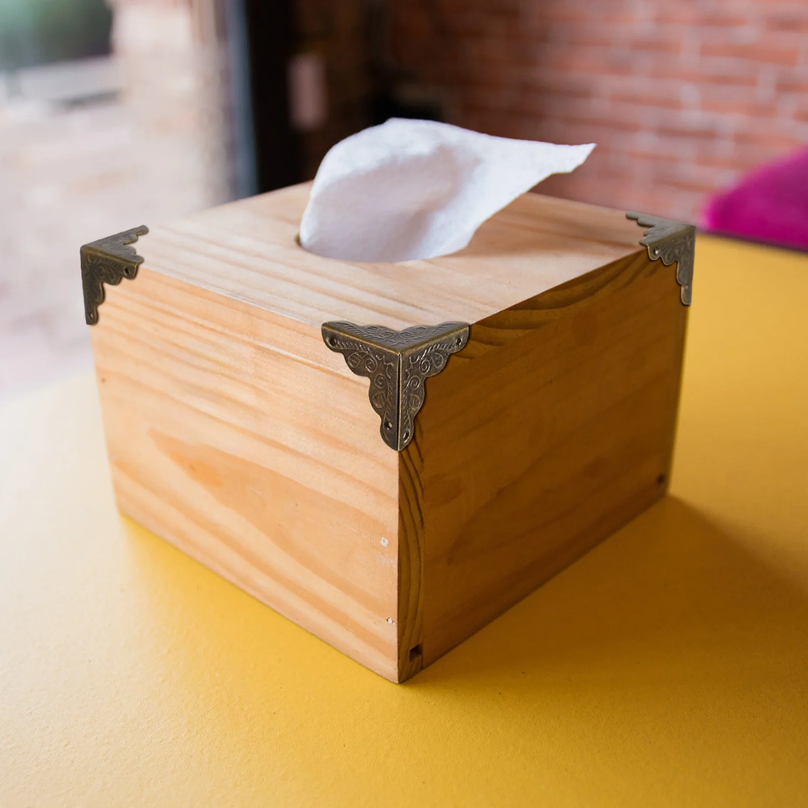 

30Pcs Vintage Metal Corner Protectors Decorative Guards for Furniture Chest Edge Trim Hardware Accessories