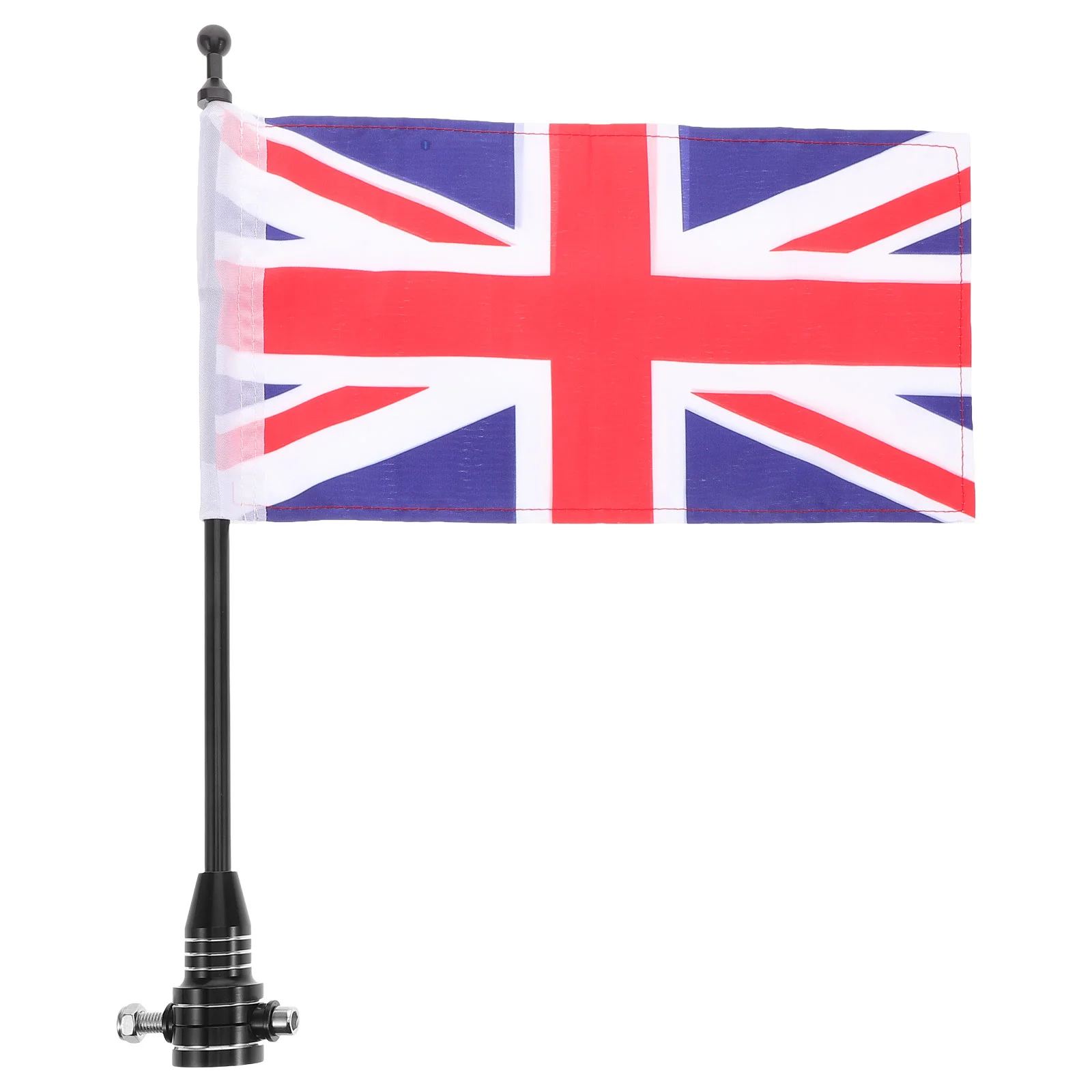 Car Decoration Flagpole Bracket Holder Uk British Multi- Use Base Cloth Metal Mounting Stand Banner Flags