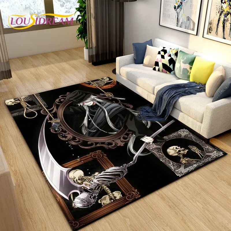 บัตเลอร์สีดำอะนิเมะการ์ตูนพรมพรมพรมสำหรับห้องรับแขกห้องนอนโซฟาพรมเช็ดเท้าตกแต่ง,เด็กเล่น Non-Slip