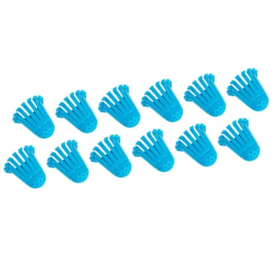 

Silicone Drain Strainer EcoFriendly Disposable Hair Catcher Shower Drain Protector for Shower Tub Hair Stopper Blue - 21PCS