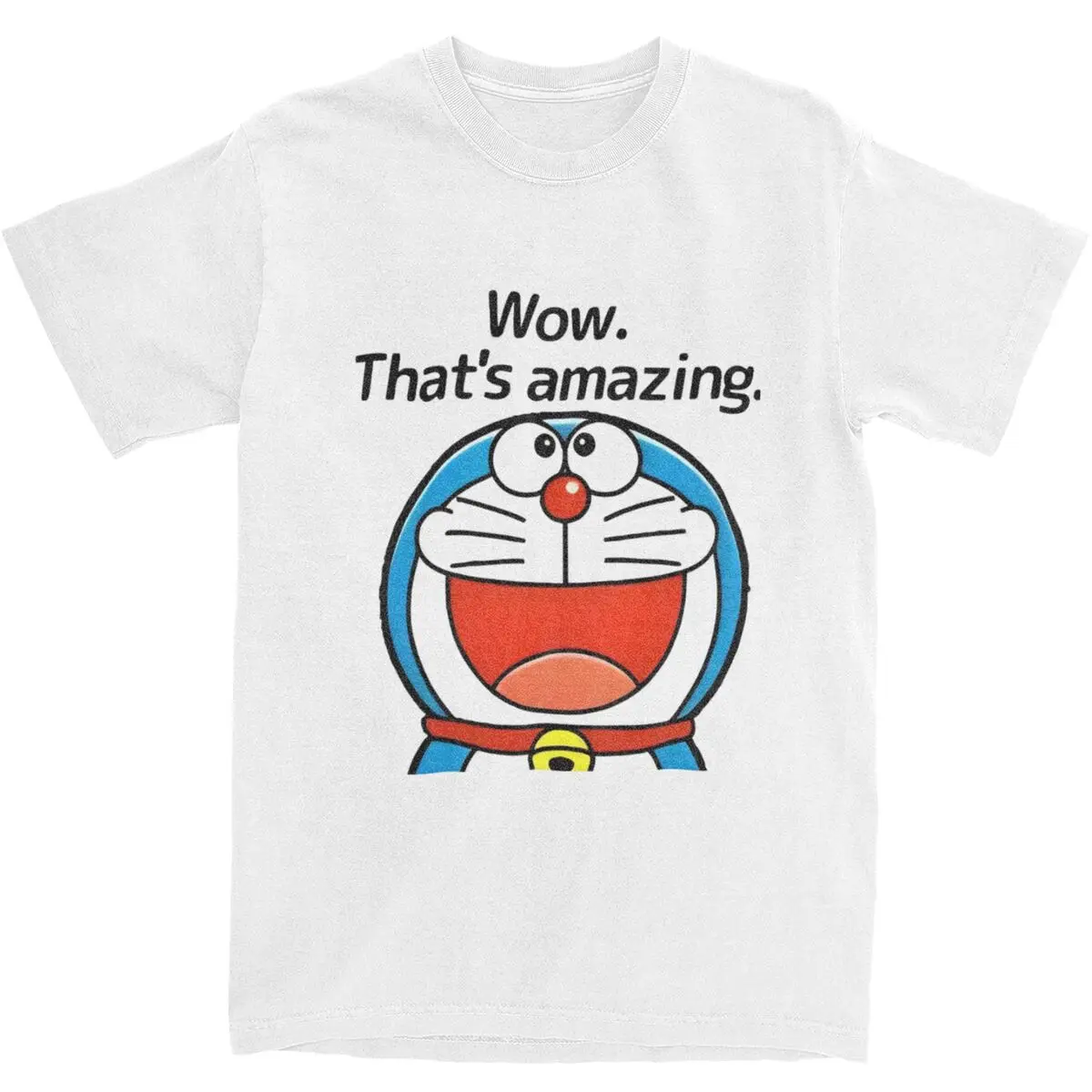 Cartoon D-Doraemon T-Shirt Popular T Shirts Short Sleeves Classic Tops Summer 100% Cotton O Neck 4XL 5XL 6XL Tees