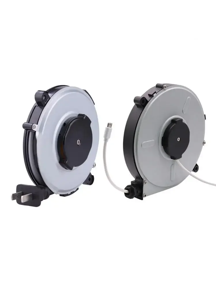Bobine d'alimentation rétractable automatique, 2 cœurs, 0.75 carrés, 1.8m, rallonge rétractable, cordon d'alimentation, accessoire rétractable