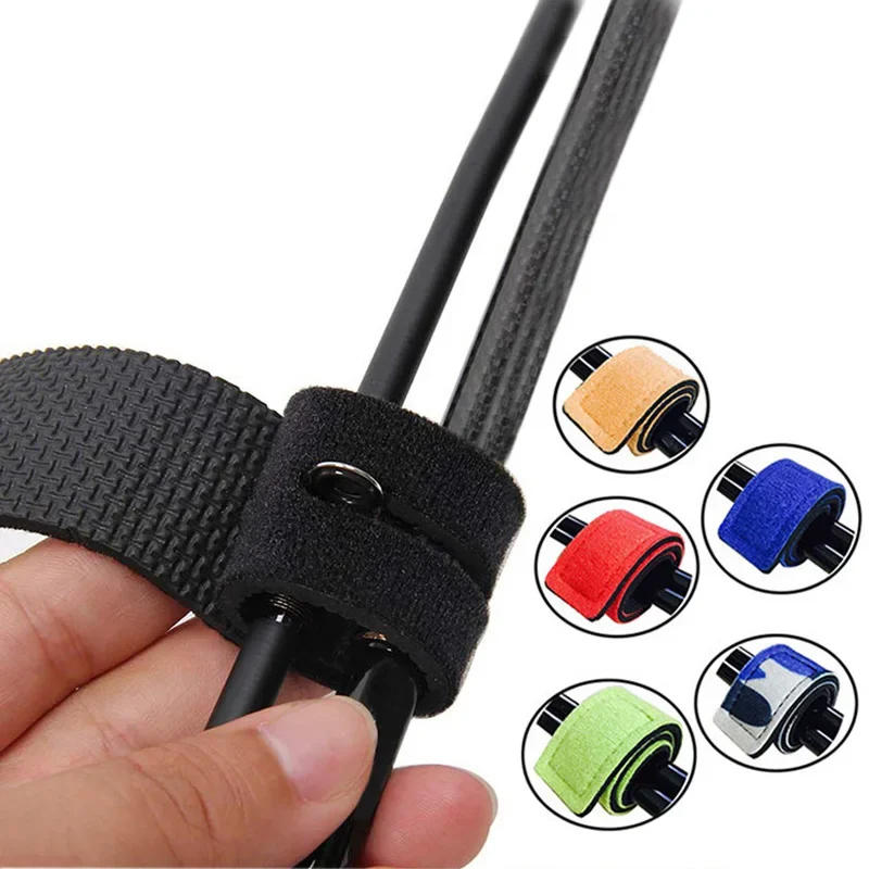 1 adet yeni balıkçılık araçları çubuk kravat askısı kemer mücadele elastik Wrap Band direk tutucu aksesuarları dalış malzemeleri kaymaz firma