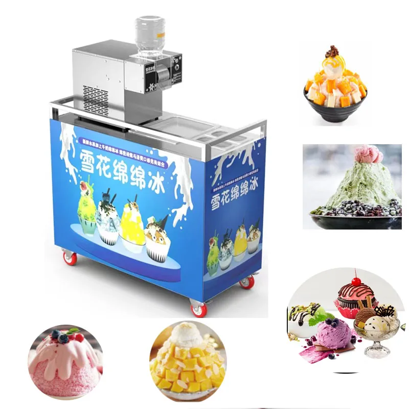 

Low Price Bingsu Shaved Machine Electric Snow Cone Ice Shaver Maker Shaved SnowFlake Ice Machine