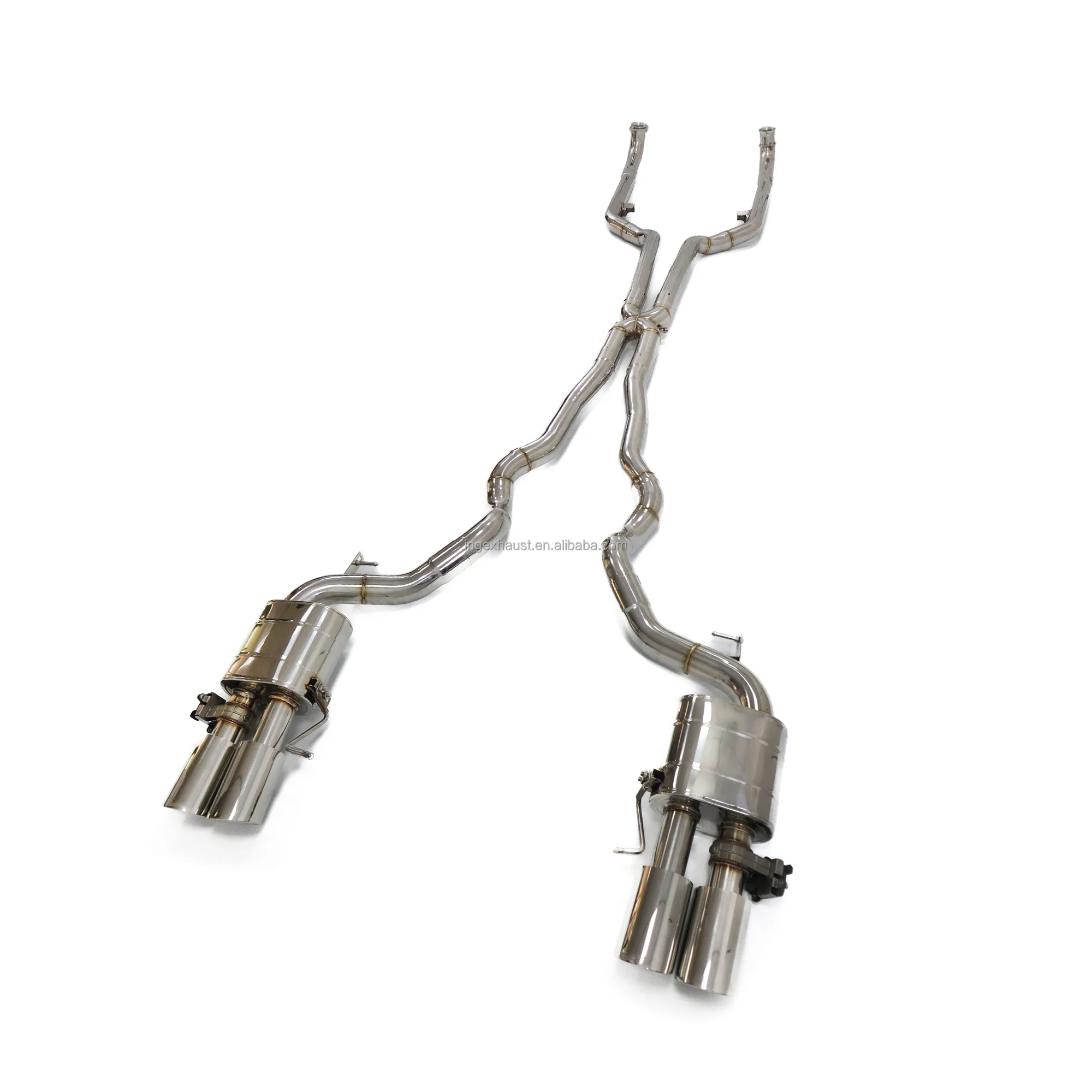 

ING Catback система выхлопной системы из нержавеющей стали для BMW M5/M6 F10 F06 2011UP 4,4T S63 двигатель V8 труба глушитель автомобильная выхлопная система