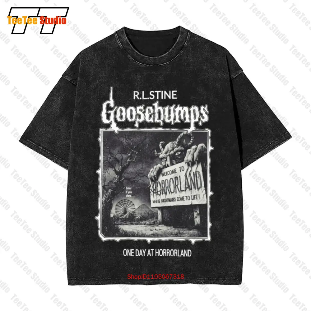 Goosebumps Welcome To Horrorland Rl Stine 90S Vintage Oversized T-Shirt HYWT