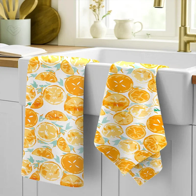 2 Buah, Handuk Dapur Warna Ora - Kitchen Baking Necessities ulasan dan harga