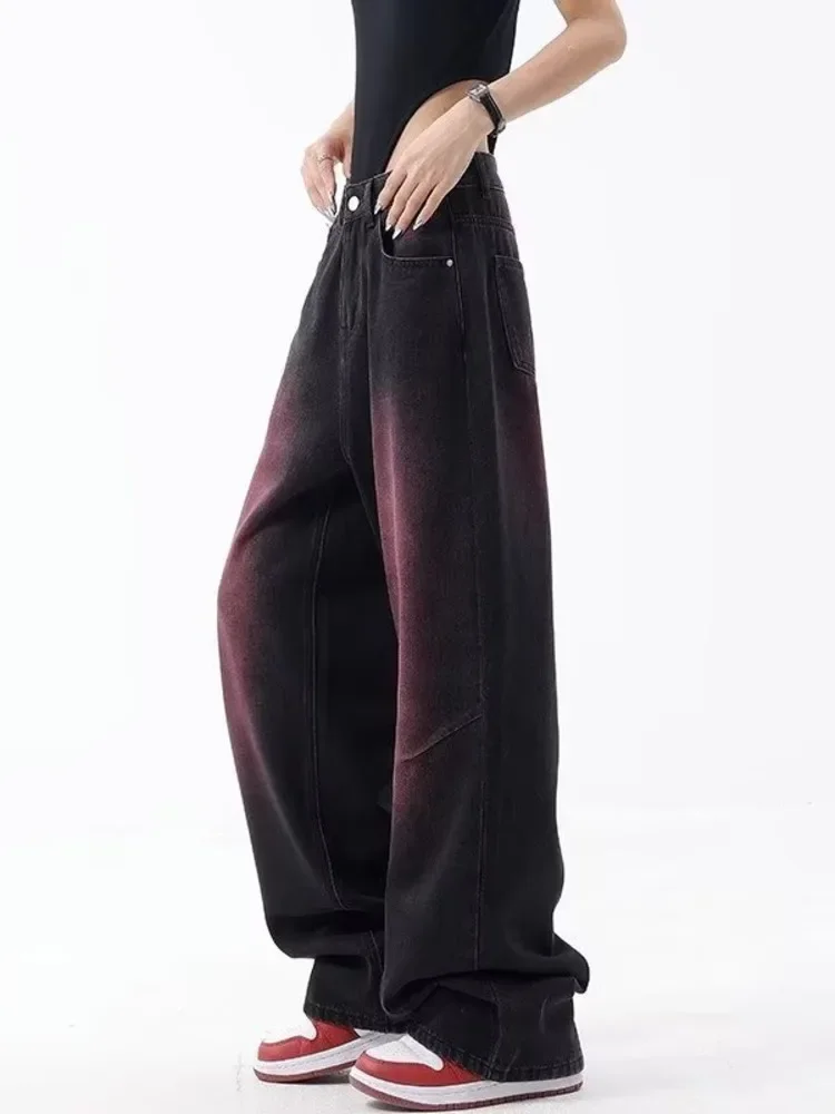 Autumn Jeans Women's Fashion Literary Trend Loose Washed Youth Fashion High Street Harajuku Women's Jeans