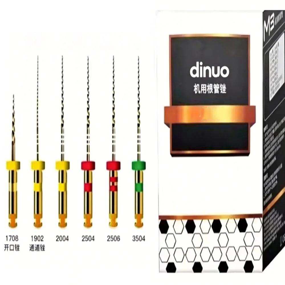 

Free Shipping 60Pcs /10piece Dental Heat-activated Rotary Root Canal Files Reciprocating Files Dental Endo NITI File Endodontic