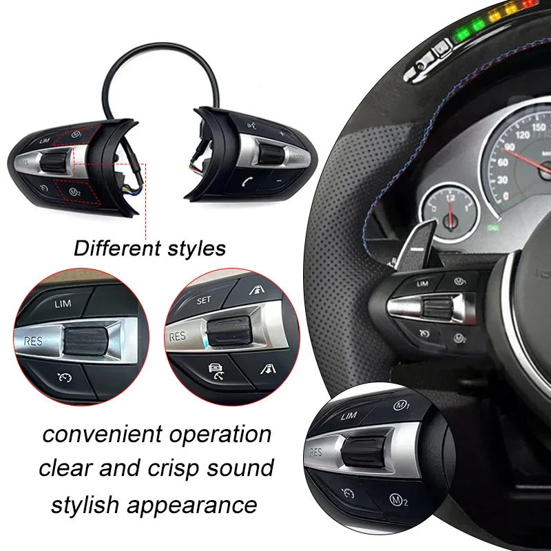 

Кнопка на рулевом колесе для BMW 3 серии 5 F20 F30 F31 F35 F10 F11 F18 E90 E91 E92 E93 G30 Автомобильные аксессуары