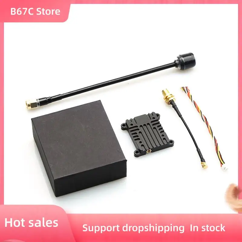 

B67C 4.9G/5.8G 2.5W VTX 56CH FPV Video Transmitter Frequency Adjustable With Antenna For FPV Long Range Racing Drone