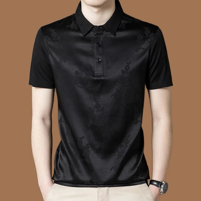 Men's Black Polo Sh…