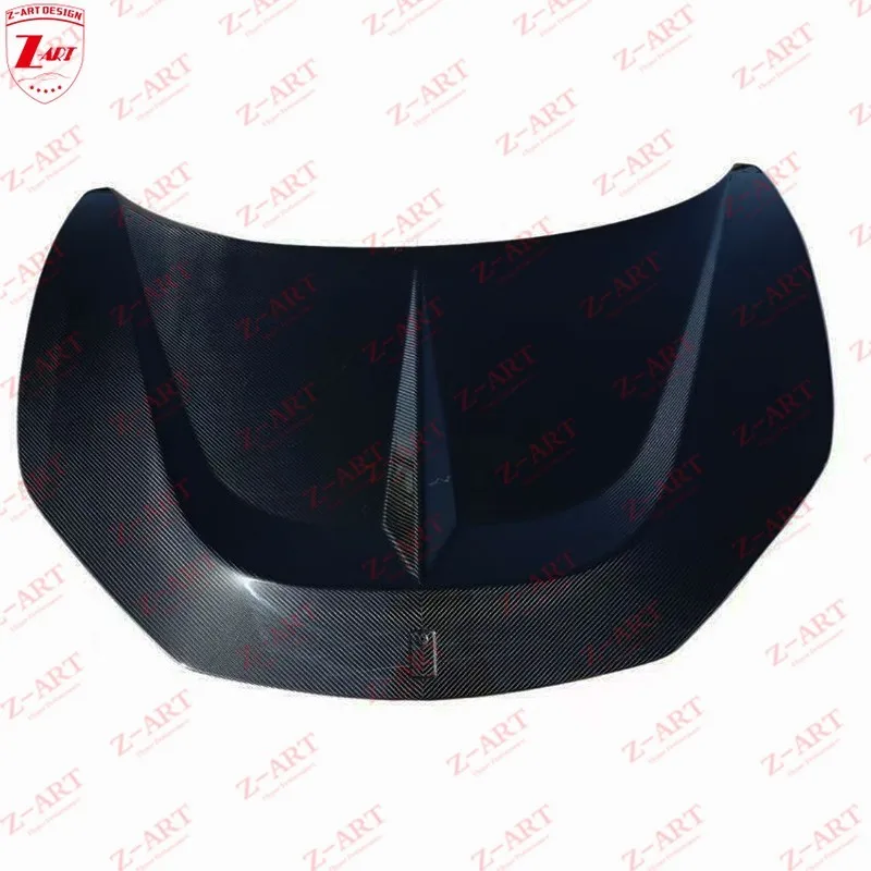 Z-ART 458 Dry Carbon Fiber Front Trunk Lid for Ferrari 458 Autoclaved Carbon Fiber Front Hood for 458