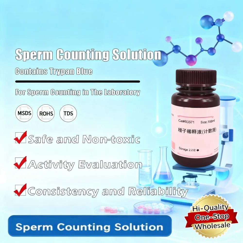 Sperm Counting Solution ( Trypan Blue) For Sperm Dilution And Counting In Laboratory Research Original Product