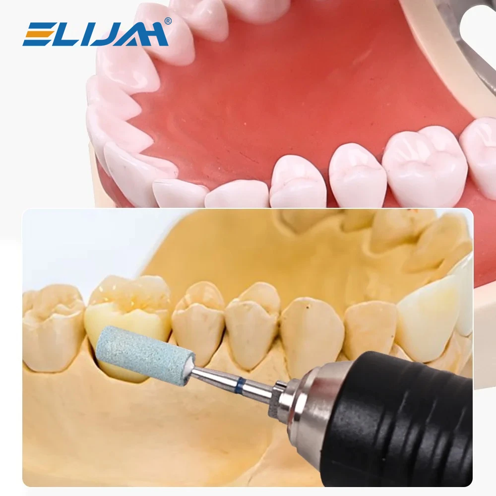 

1Pcs ELIJAH Dental Zirconia Polishing Wheel Rubber Polisher Wheel Disc HP 26mm PFM Emaxs Dental Crown Grinding Head Dental Lab