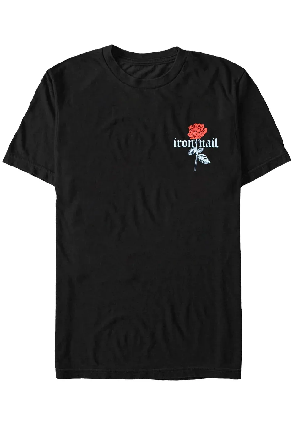 

Ironnail Peebles Trend Band Graphic Printing Summer Luxury Brand Cotton Men's and Women's T-Shirts Short Sleeves Street Fashion