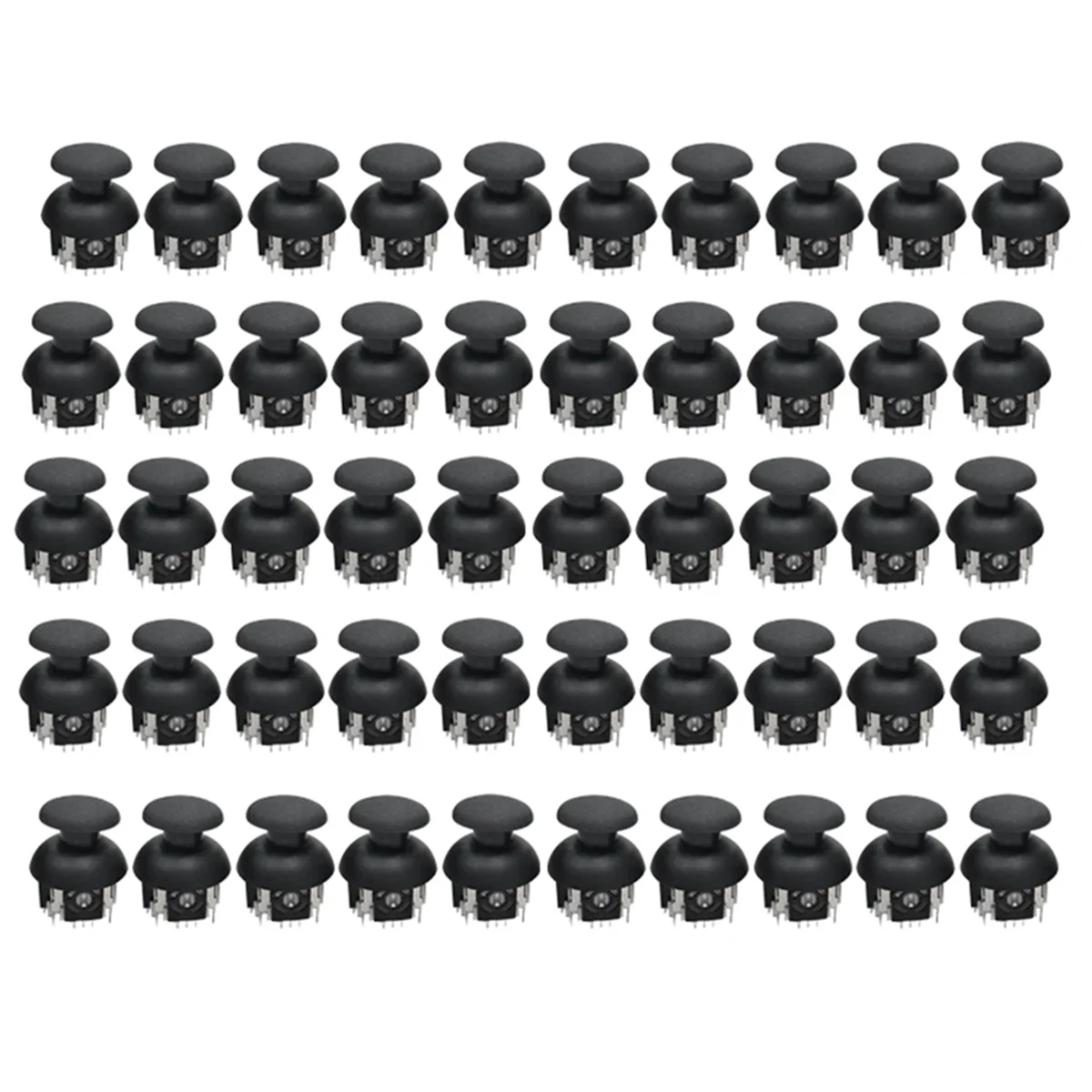 

50PCS for PS2 3D Analog Joystick+Joystick Cap B10K 3PIN Joystick Cap Potentiometer for PS2 Game Console Gamepad