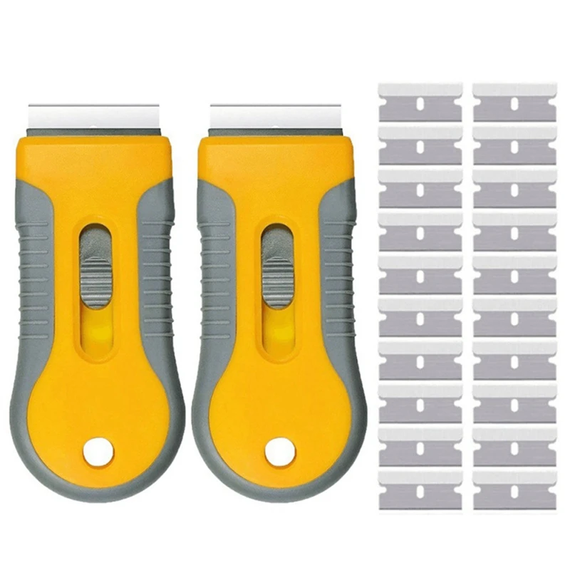 

22-Piece Sticker Decal Label Glue Residue Cleaning Tool Set Mini Scraper Blade Combination Dressing Kit