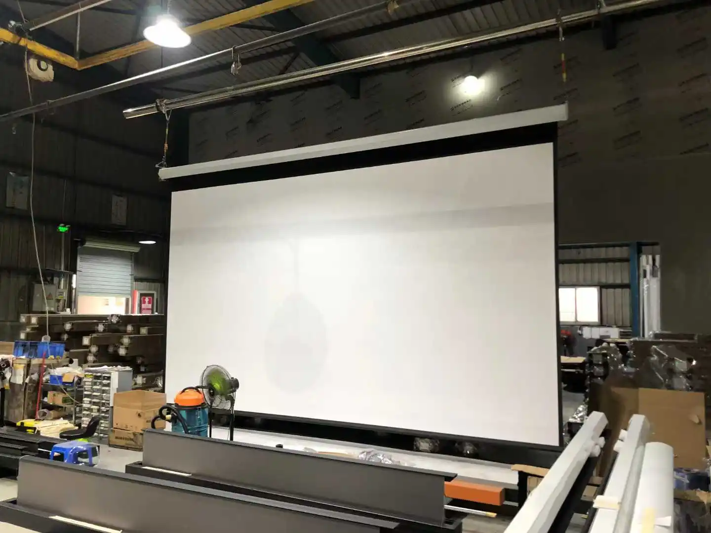 2026Large Matte White Electric Ceiling Projection Screen 180 Inch Wall Mount Motorized Projector Screen 16:9 Home Theater 4K HDp