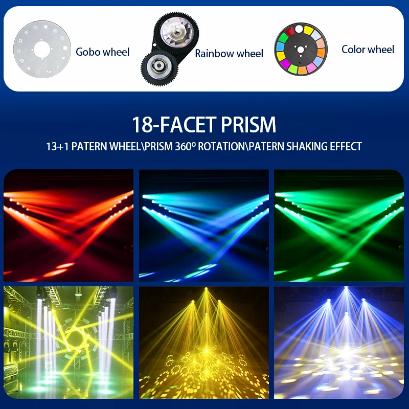 295w Dmx Stage Light: With Aperture, Zoom Gobo And Double Prism, Specially Created For Dj Parties, Concerts, Super Beam Head Lig