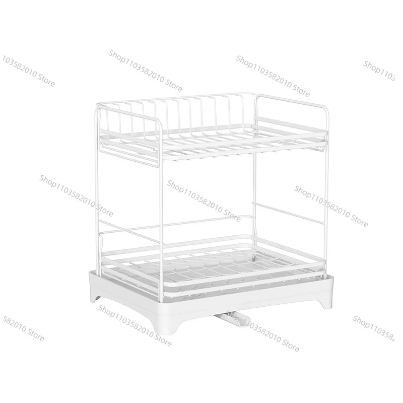 Multifunctional Kitchen Sink Dish Drain Rack Bowl Storage Organizer Tableware Shelf Drain Cabinet