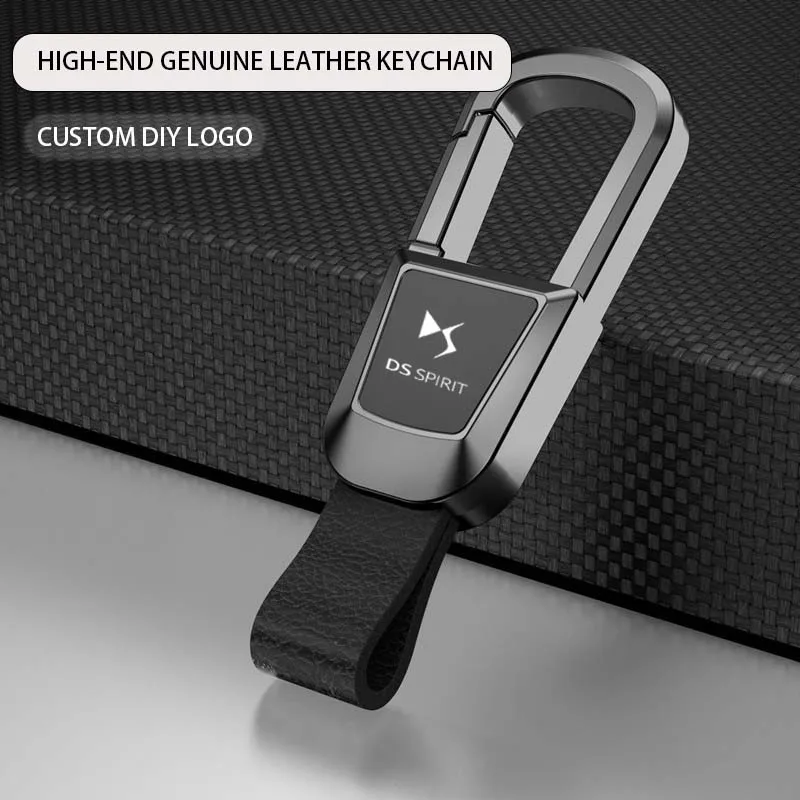 

Car Leather Key Chain keychain Pendant Leather Ring For DS 5LS 7 3 E-TENSE 5 23 AERO DS6 DS7 DS9 2024 Logo Accessories Carplay