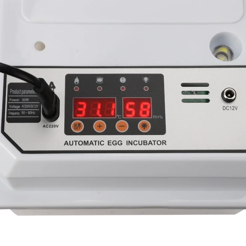

16 яиц, двойной электрический инкубатор для яиц, ферма, птица, полностью автоматический поворот, мини-бытовой брудер для курицы, гуся, утки, птицы