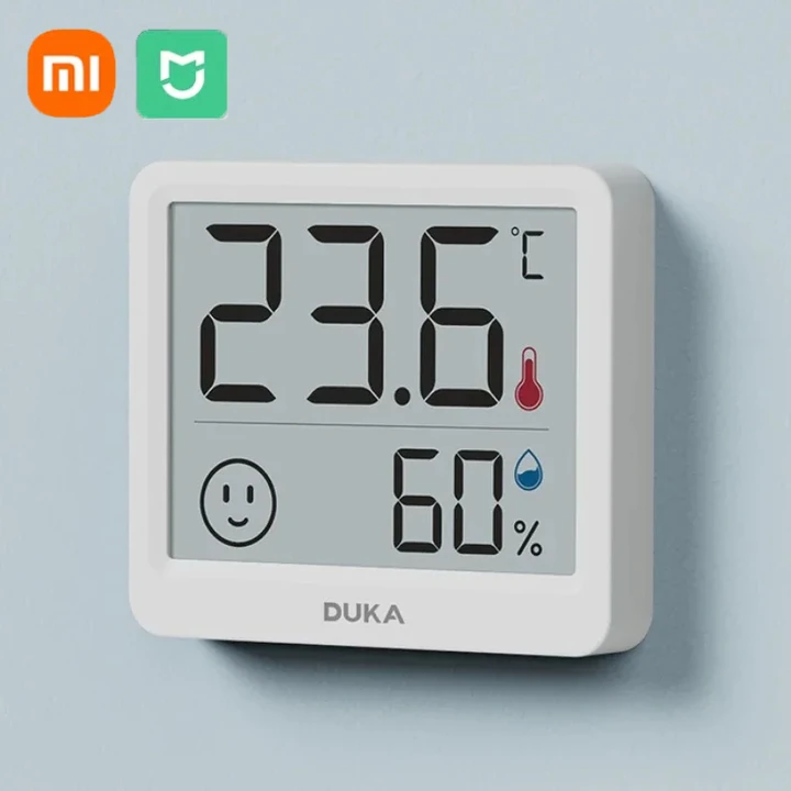 XIAOMI Atuman 2.5 Inch LCD Electronic Digital Temperature Humidity Meter Indoor Thermometer Hygrometer Weather Sensor Clock Hot