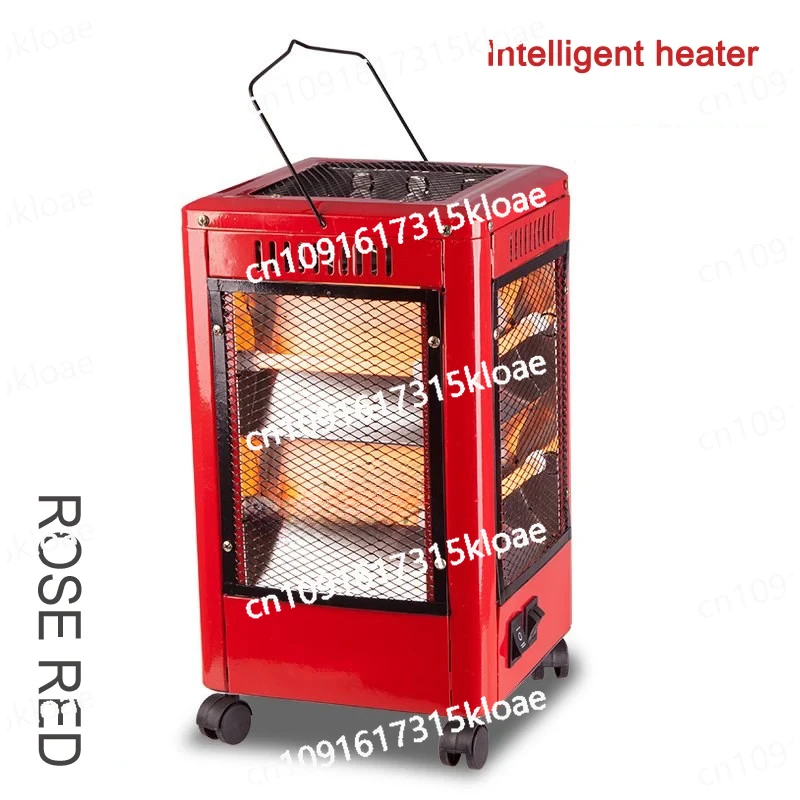 Dual-use Five-sided Speed Hot Electric Warmer Third Gear Adjustable 2kw Multi-function Air Heater Home Use Heater & Barbecue