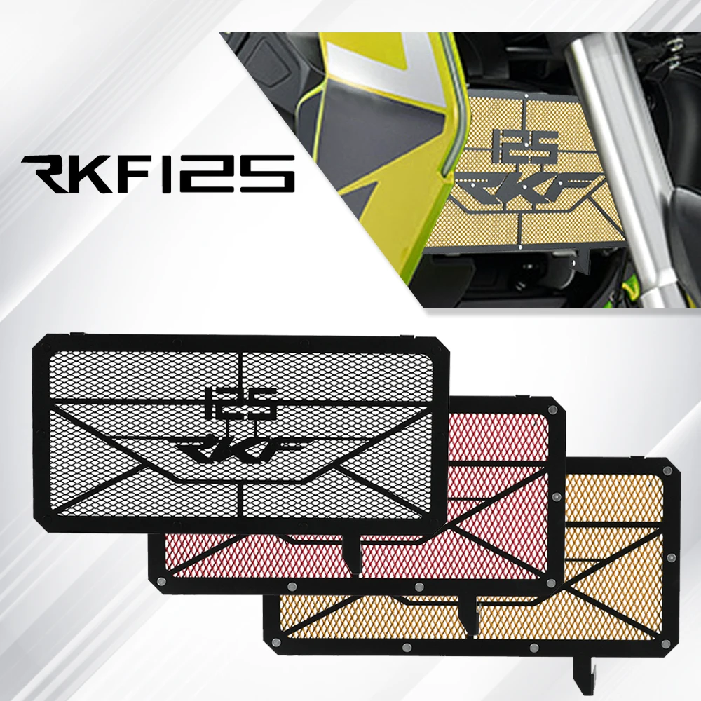 

RKF125 2024 New Motorcycle Accessories Radiator Guard Grille Grill Cooler Cooling Cover Protection For Keeway RKF 125 2018-2023