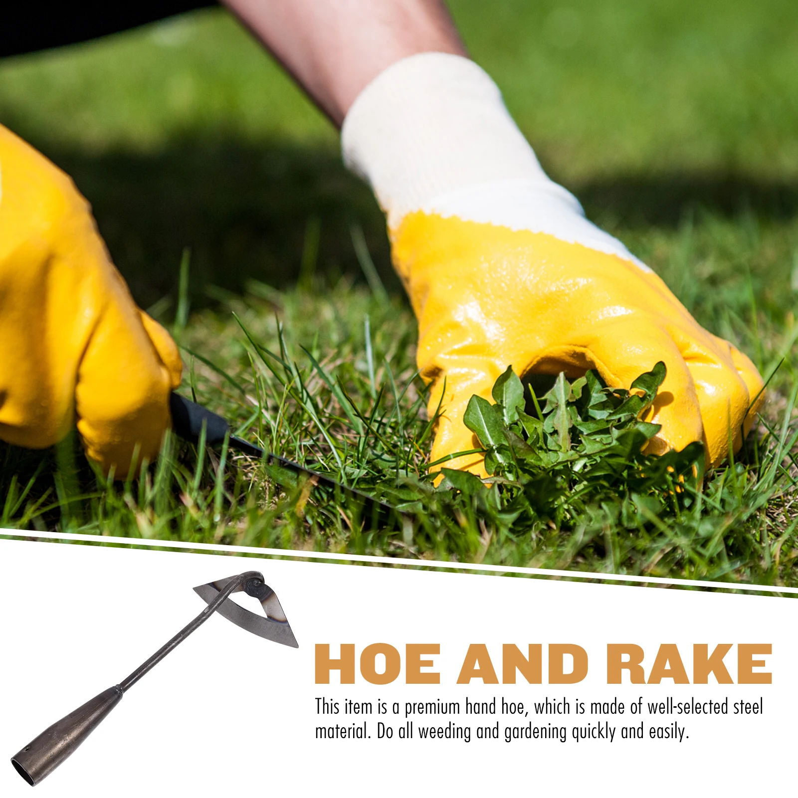 

Durable Steel Weeding Garden Hoe Cultivating Digger Outdoor Planting Shovel Grass Digging Gardening Hand Tool Garden Digging