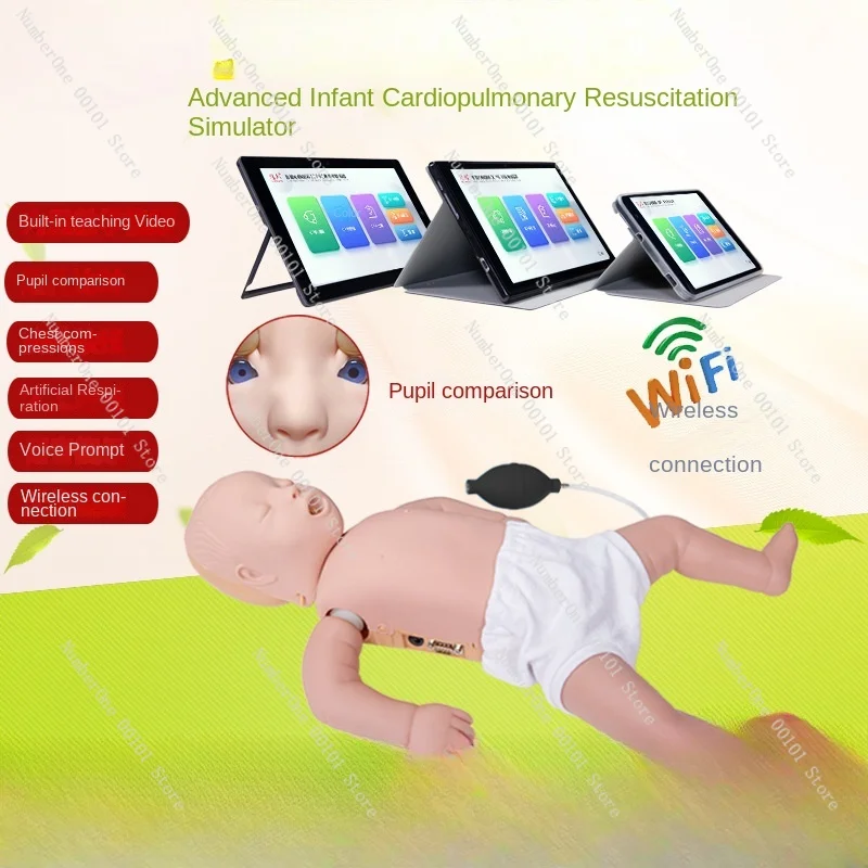 Advanced Infant Children CPR Manikin Infant Infarction Airway Infarction First Aid and CPR Training Model