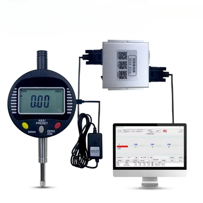 High Precision Digital Radius Gauge 0.0005mm Accuracy Aluminum Alloy Arc Ball Diameter Measurement Indicator