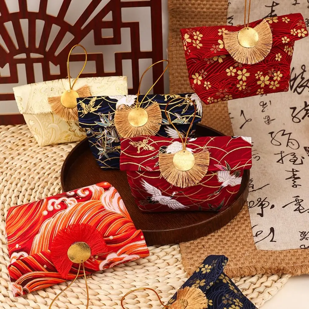 결혼식 캔디 백 립스틱 팩, 축제 슈가 백, 캔버스 보관 가방, 쥬얼리 포장 가방, 중국 스타일