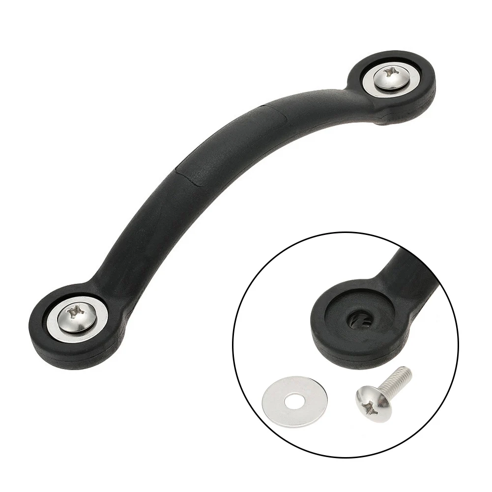 Side Mount Carry Handle for Canoe Boat with Rubber Construction Includes Screws and Gaskets for Secure Installation