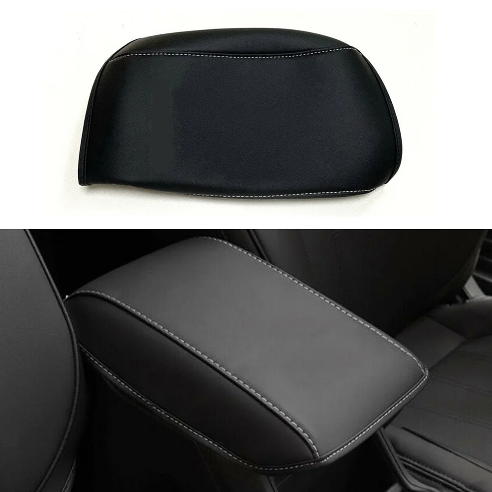 Leather Armrest Box Cover For Subaru Forester 2019-2020 Only Armrest Storage Box Holster Anti-Dust Center Console Cover