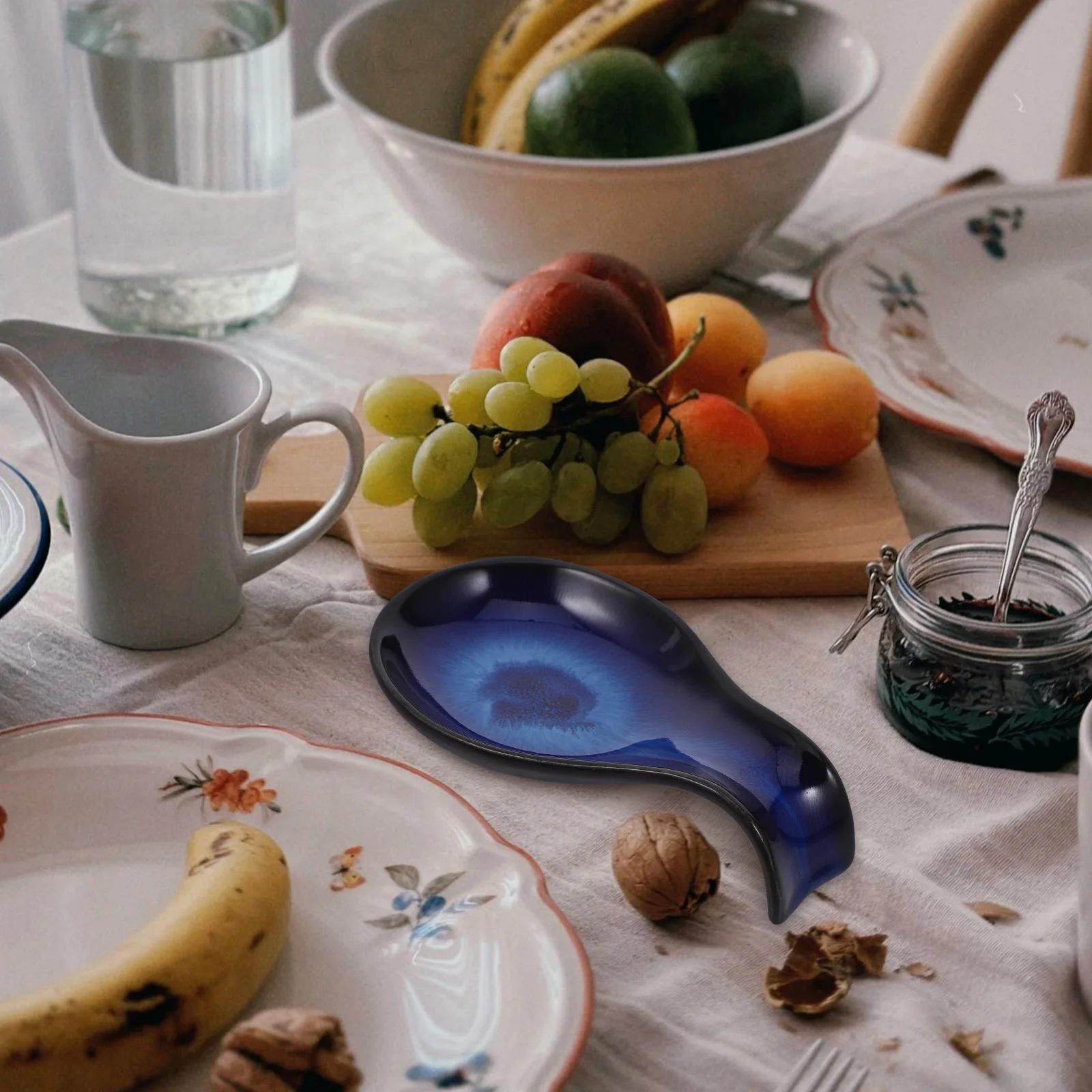 

Kitchen Bowl Ceramic Sauce Dish Dishes for Dipping Serving Bowls Spoon Rest Unique